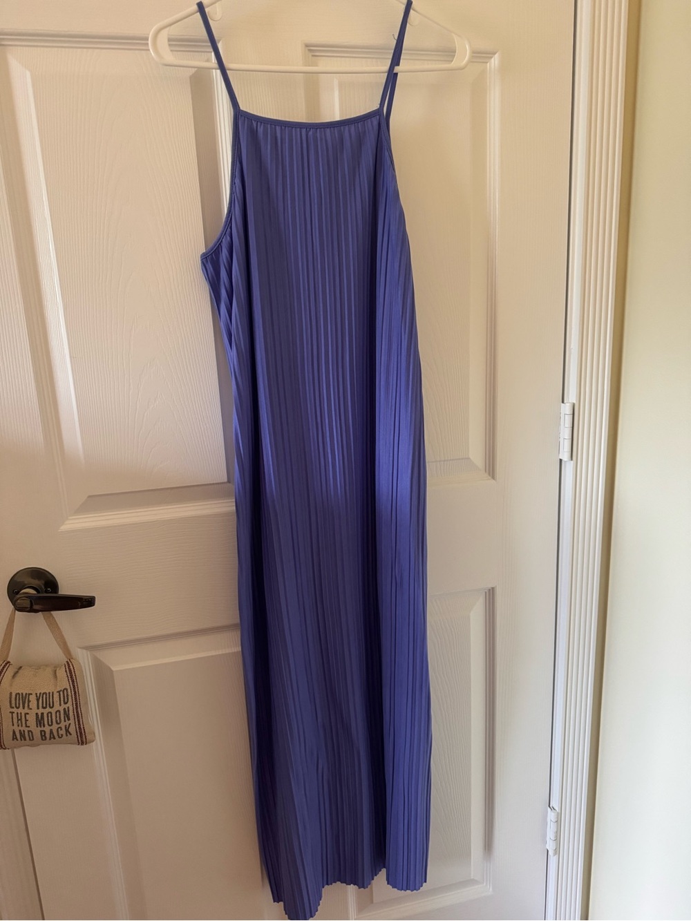 a new day Blue-Purple Pleated Maxi Slip Dress